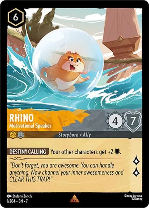 Rhino - Motivational Speaker - Cold Foil