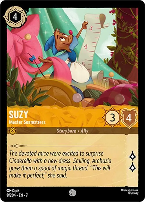 Suzy - Master Seamstress - Cold Foil