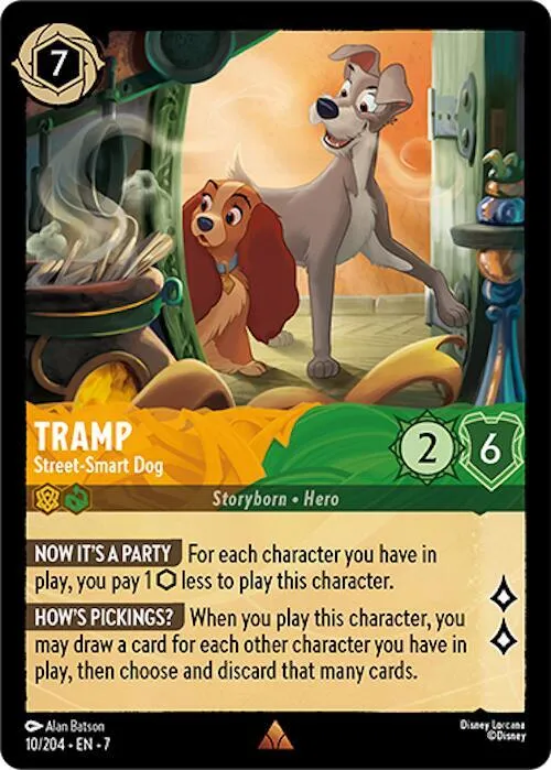 Tramp - Street-Smart Dog - Cold Foil