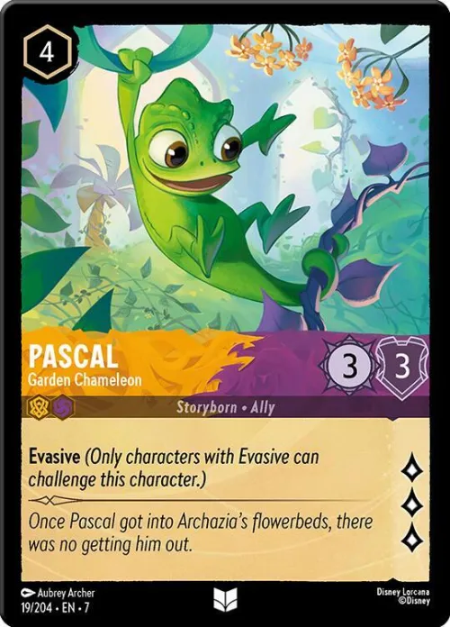 Pascal - Garden Chameleon - Cold Foil