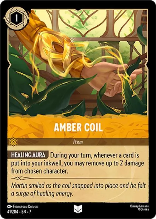 Amber Coil - Cold Foil