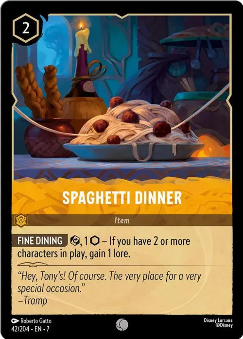 Spaghetti Dinner - Cold Foil