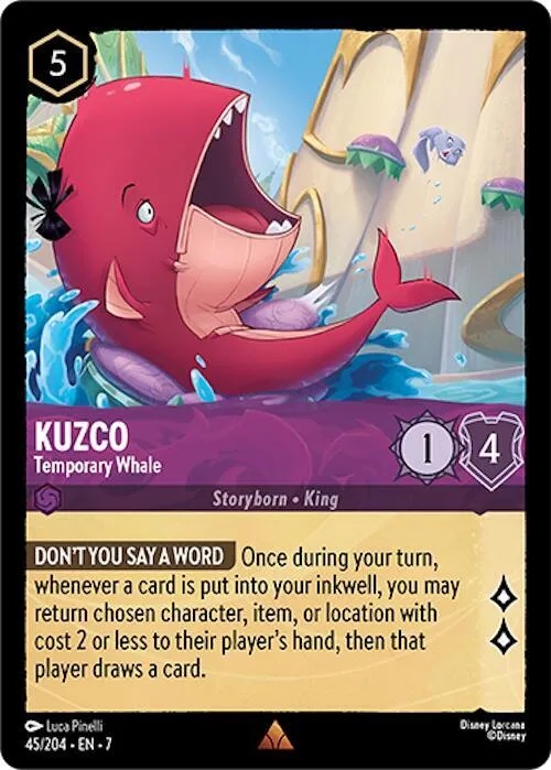 Kuzco - Temporary Whale - Cold Foil