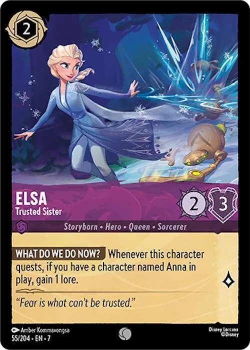 Elsa - Trusted Sister - Cold Foil