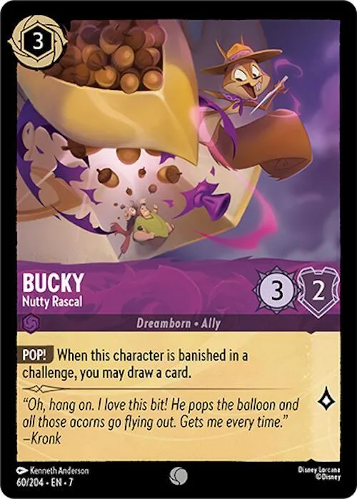 Bucky - Nutty Rascal - Cold Foil