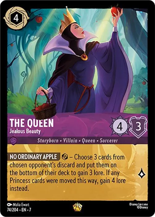 The Queen - Jealous Beauty - Cold Foil