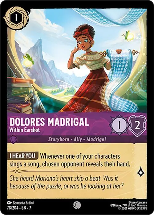 Dolores Madrigal - Within Earshot - Cold Foil