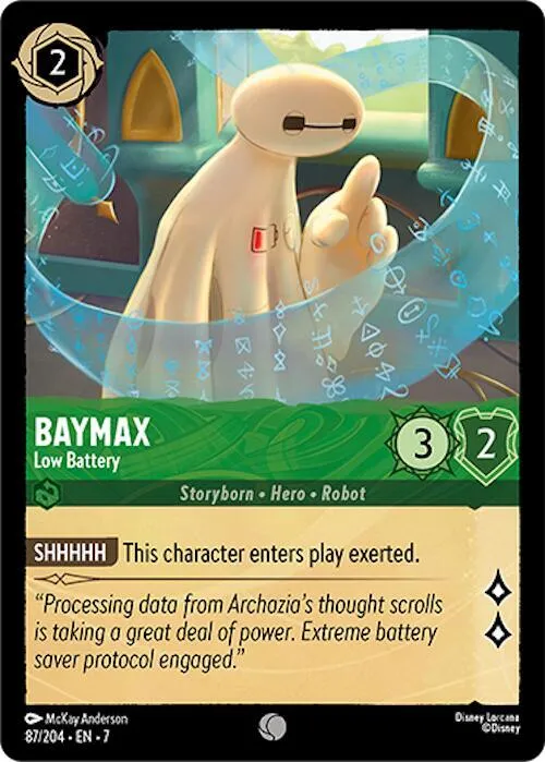 Baymax - Low Battery - Cold Foil
