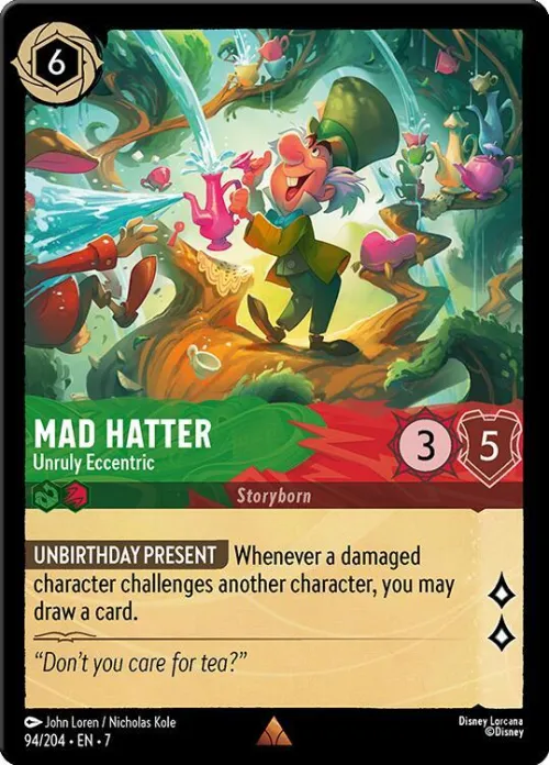 Mad Hatter - Unruly Eccentric - Cold Foil