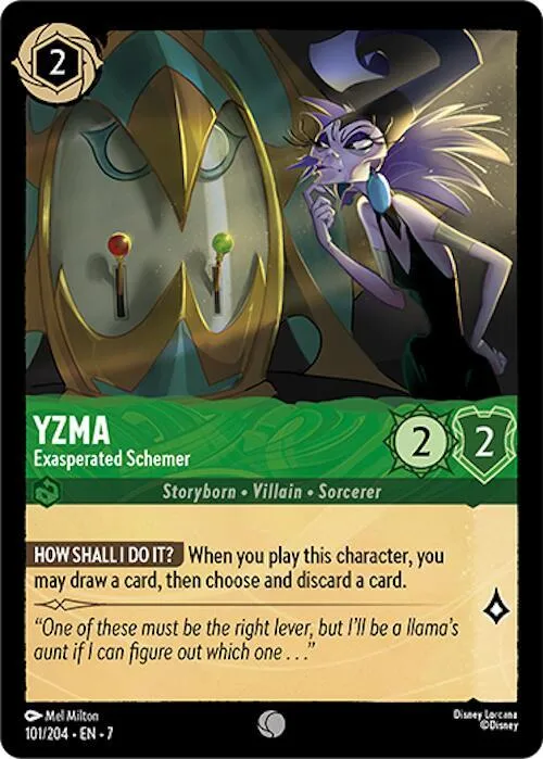 Yzma - Exasperated Schemer - Cold Foil