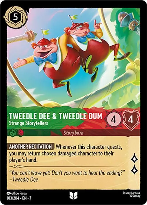 Tweedledee & Tweedledum - Strange Storytellers - Cold Foil