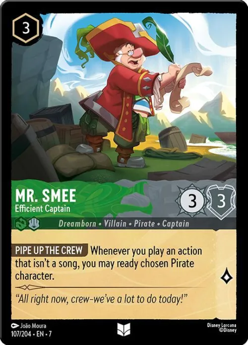 Mr. Smee - Efficient Captain - Cold Foil
