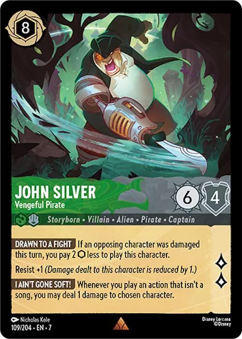 John Silver - Vengeful Pirate - Cold Foil