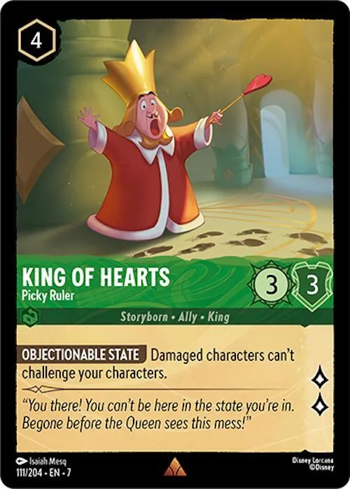 King of Hearts - Picky Ruler - Cold Foil