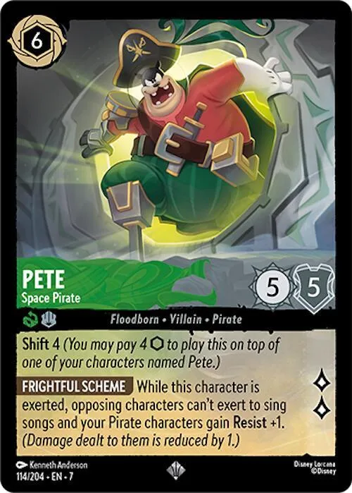 Pete - Space Pirate - Cold Foil