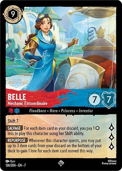 Belle - Mechanic Extraordinaire - Cold Foil