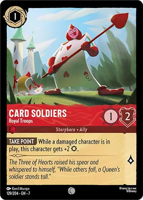 Card Soldiers - Royal Troops