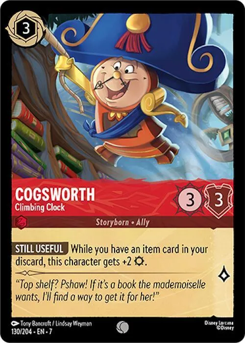 Cogsworth - Climbing Clock - Cold Foil
