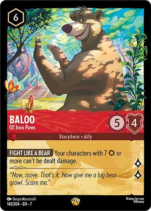 Baloo - Ol' Iron Paws - Cold Foil