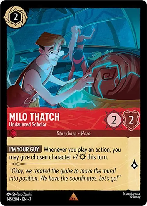 Milo Thatch - Undaunted Scholar - Cold Foil