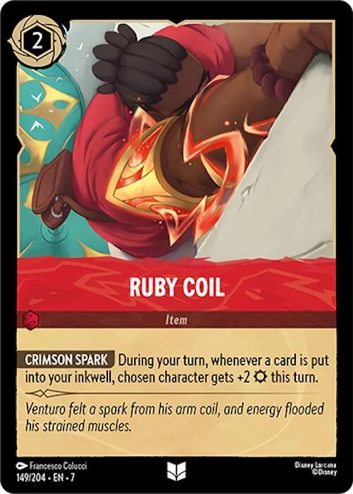 Ruby Coil - Cold Foil