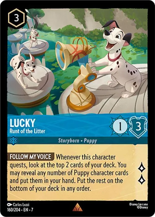 Lucky - Runt of the Litter - Cold Foil