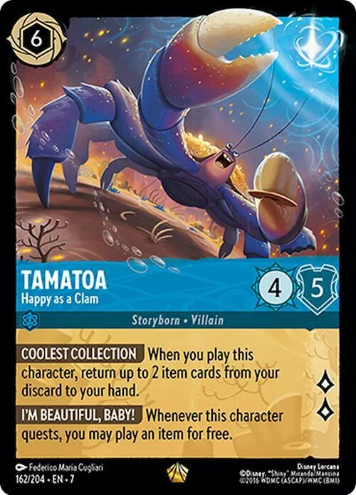 Tamatoa - Happy as a Clam - Cold Foil