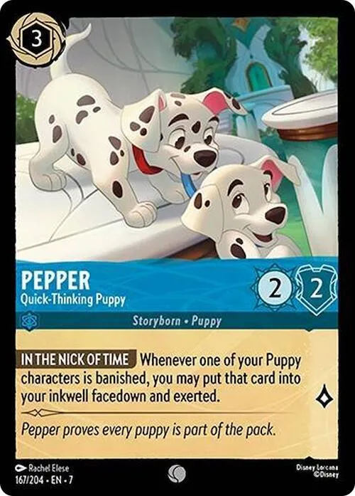 Pepper - Quick-Thinking Puppy - Cold Foil
