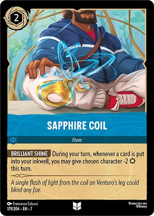 Sapphire Coil - Cold Foil