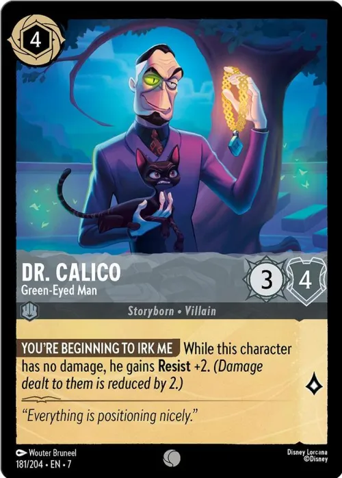 Dr. Calico - Green-Eyed Man - Cold Foil