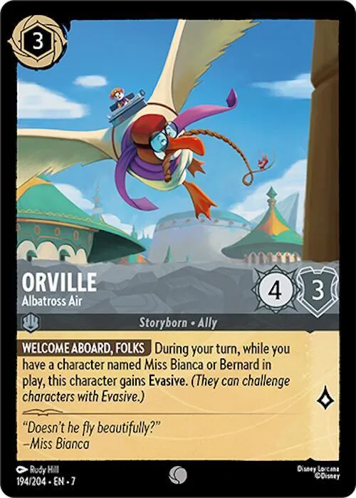 Orville - Albatross Air - Cold Foil