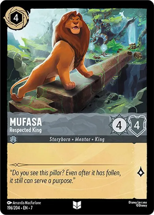 Mufasa - Respected King - Cold Foil