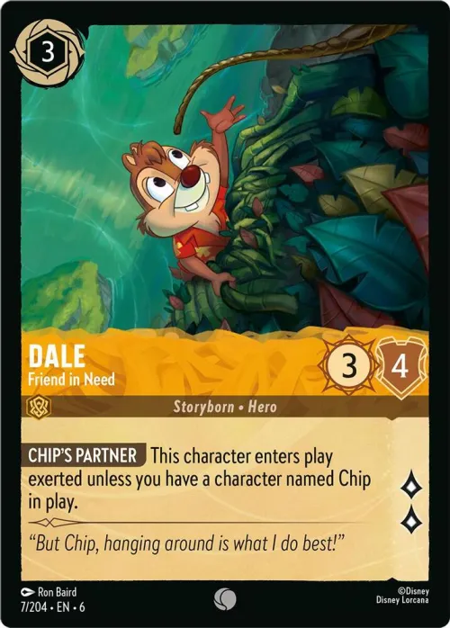 Dale - Friend in Need - Cold Foil