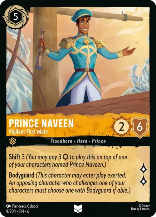 Prince Naveen - Vigilant First Mate - Cold Foil