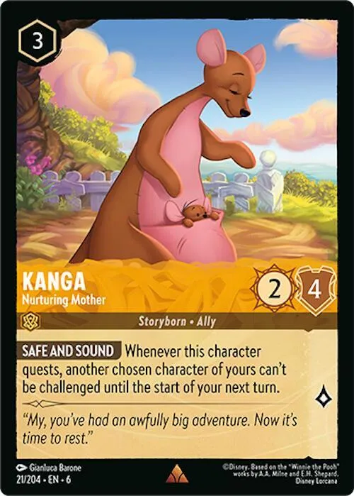 Kanga - Nurturing Mother - Cold Foil
