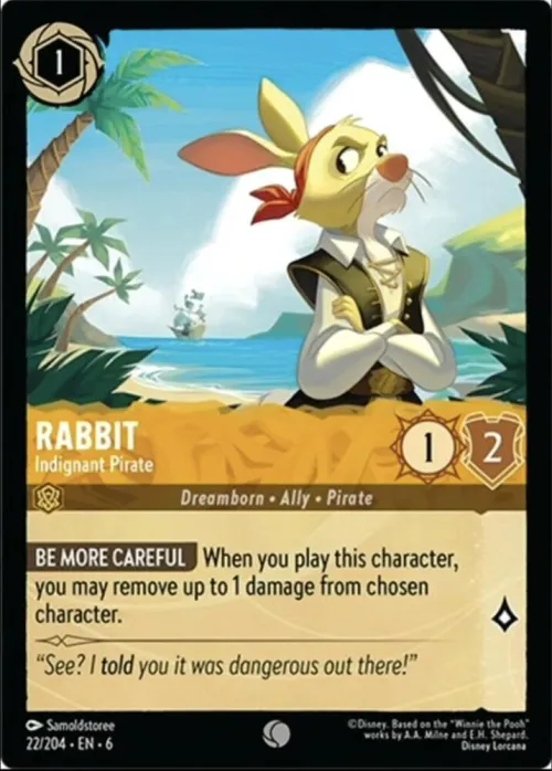 Rabbit - Indignant Pirate - Cold Foil