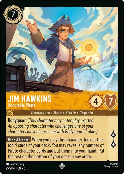 Jim Hawkins - Honorable Pirate - Cold Foil