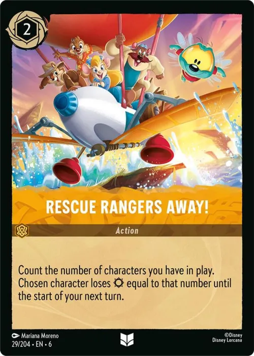 Rescue Rangers Away! - Cold Foil