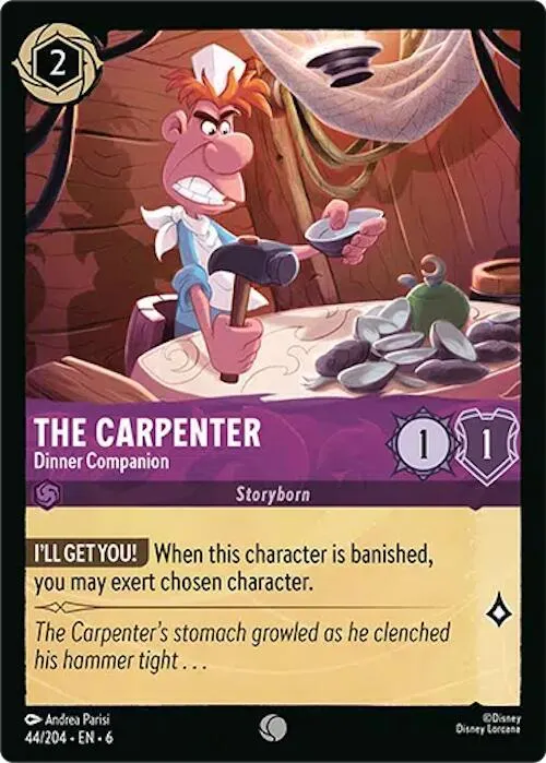 The Carpenter - Dinner Companion - Cold Foil
