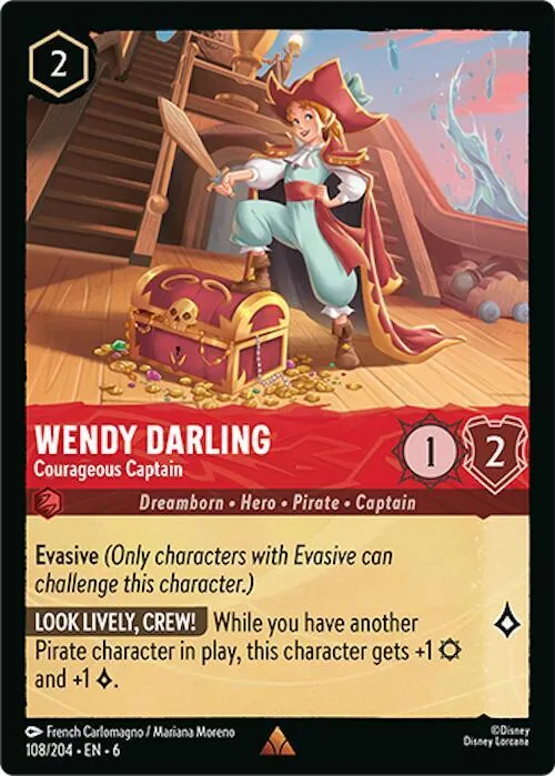 Wendy Darling - Courageous Captain - Cold Foil