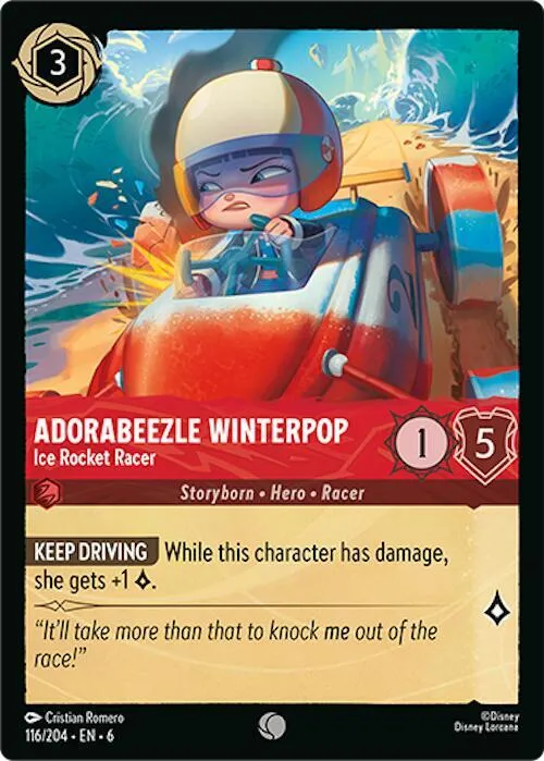 Adorabeezle Winterpop - Ice Rocket Racer - Cold Foil