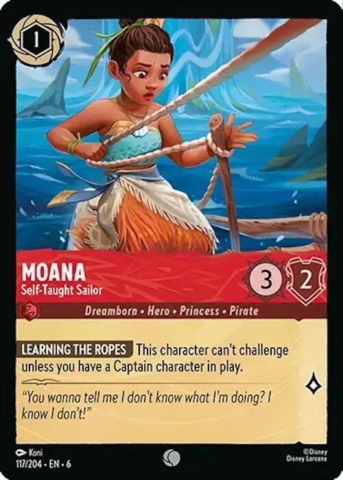 Moana - Self-Taught Sailor - Cold Foil