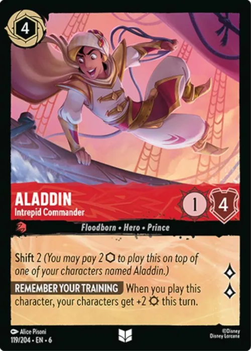 Aladdin - Intrepid Commander - Cold Foil