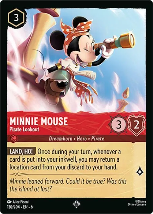 Minnie Mouse - Pirate Lookout - Cold Foil