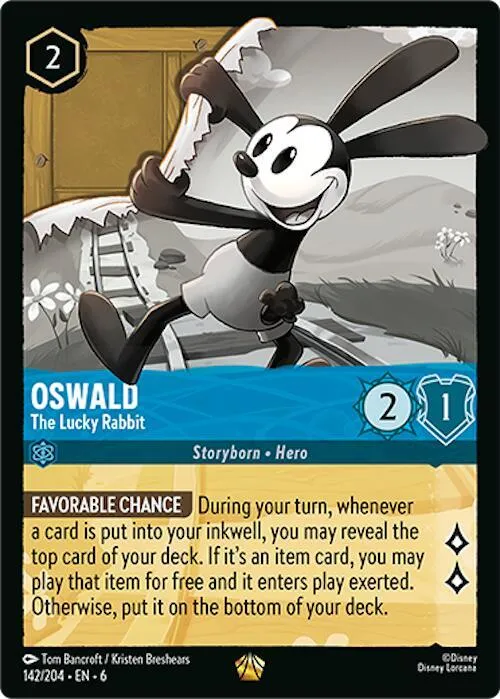 Oswald - The Lucky Rabbit - Cold Foil