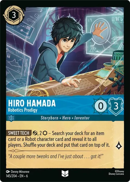 Hiro Hamada - Robotics Prodigy - Cold Foil