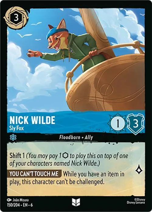 Nick Wilde - Sly Fox - Cold Foil