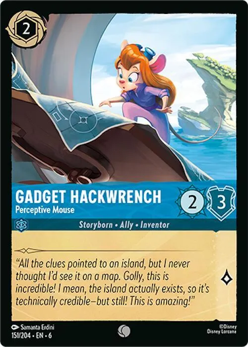 Gadget Hackwrench - Perceptive Mouse - Cold Foil