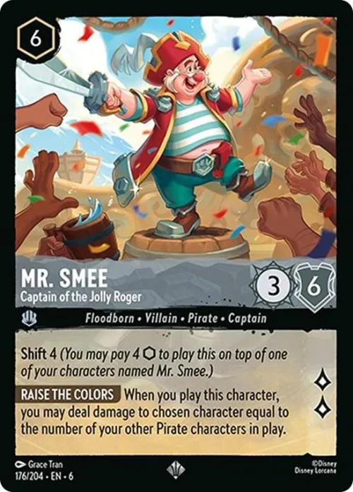 Mr. Smee - Captain of the Jolly Roger - Cold Foil