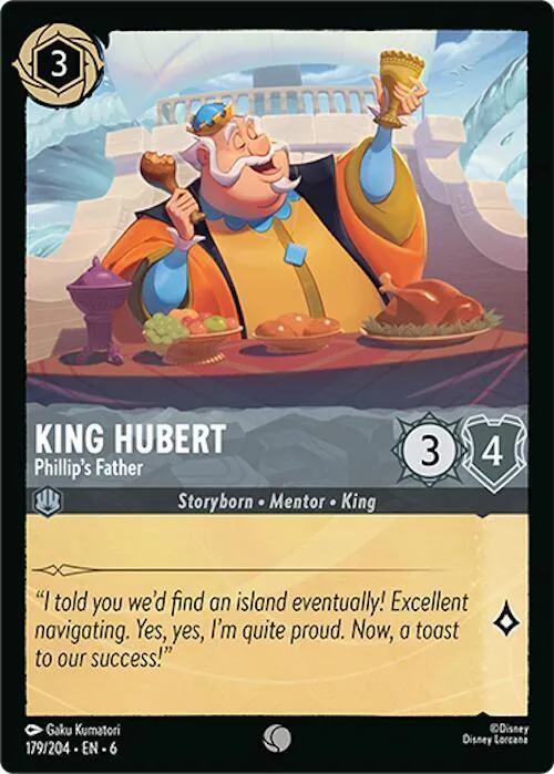 King Hubert - Phillip's Father - Cold Foil